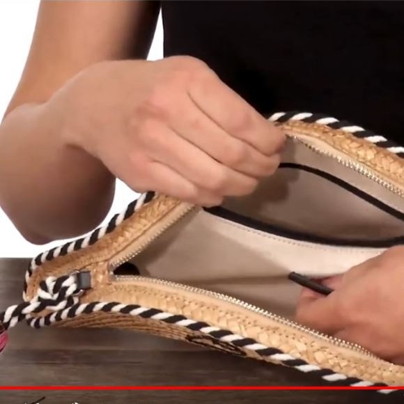 Rebecca Minkoff Straw Taco Clutch-Out Of Office - Picture 4 of 7